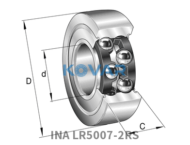 INA INA LR5007-2RS Track rollers