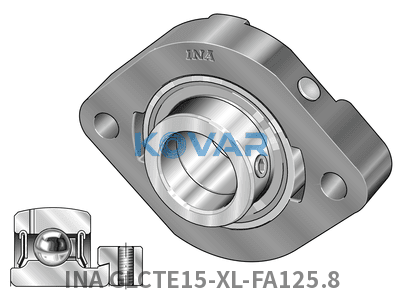 INA INA GLCTE15-XL-FA125.8 Flanged housing units