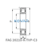FAG FAG 20210-K-TVP-C3 Barrel roller bearings