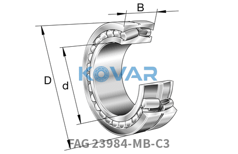 FAG FAG 23984-MB-C3 Spherical roller bearings