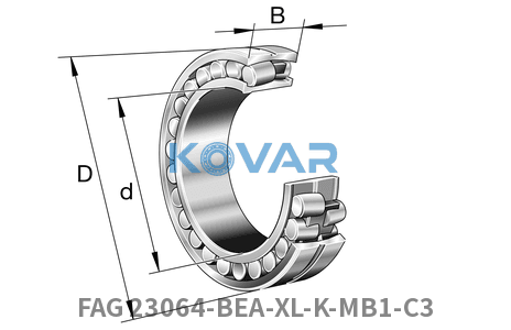 FAG FAG 23064-BEA-XL-K-MB1-C3 Spherical roller bearings