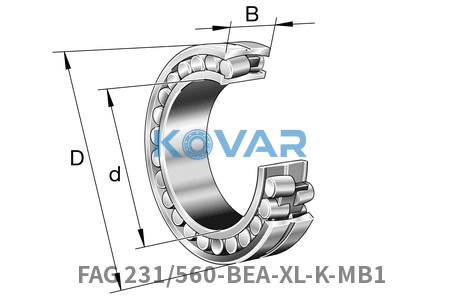 FAG FAG 231/560-BEA-XL-K-MB1 Spherical roller bearings
