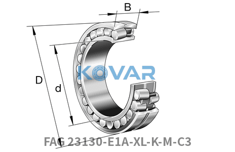FAG FAG 23130-E1A-XL-K-M-C3 Spherical roller bearings