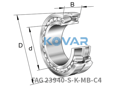 FAG FAG 23940-S-K-MB-C4 Spherical roller bearings