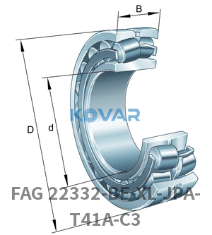FAG FAG 22332-BE-XL-JPA-T41A-C3 Spherical roller bearings
