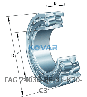 FAG FAG 24038-BE-XL-K30-C3 Spherical roller bearings