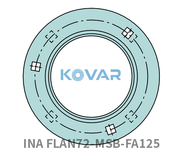 INA INA FLAN72-MSB-FA125 Flanged housings