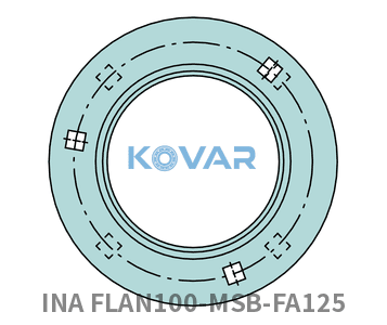 INA INA FLAN100-MSB-FA125 Flanged housings