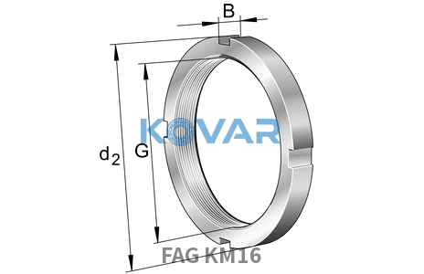 FAG FAG KM16 Nuts