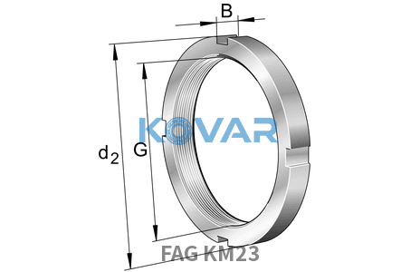 FAG FAG KM23 Nuts