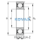 FAG FAG 6314-Z Deep groove ball bearings