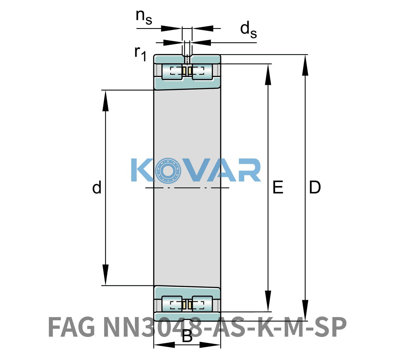 FAG FAG NN3048-AS-K-M-SP Cylindrical roller bearing