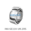 INA INA GE110-UK-2RS Radial spherical plain bearing