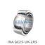 INA INA GE25-UK-2RS Radial spherical plain bearing