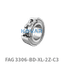 FAG FAG 3306-BD-XL-2Z-C3 Angular contact ball bearing