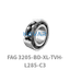 FAG FAG 3205-BD-XL-TVH-L285-C3 Angular contact ball bearing