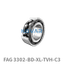 FAG FAG 3302-BD-XL-TVH-C3 Angular contact ball bearing
