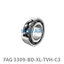 FAG FAG 3309-BD-XL-TVH-C3 Angular contact ball bearing