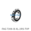 FAG FAG 7308-B-XL-2RS-TVP Angular contact ball bearing