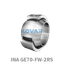 INA INA GE70-FW-2RS Radial spherical plain bearing