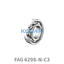 FAG FAG 6208-N-C3 Deep groove ball bearings