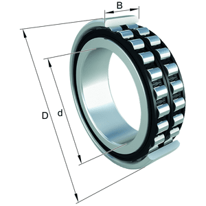 FAG FAG NN3017-D-K-TVP-SP-XL Cylindrical Roller Bearings For Main Spindles