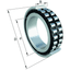 FAG FAG NN3017-D-K-TVP-SP-XL Cylindrical Roller Bearings For Main Spindles