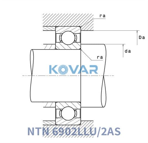 NTN 6902LLU/2AS NTN 6902LLU/2AS Deep Groove Ball Bearing
