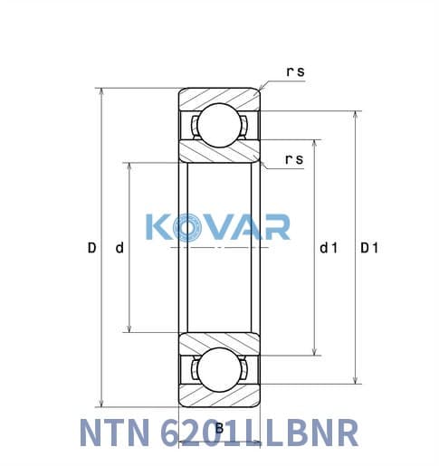 NTN 6201LLBNR NTN 6201LLBNR Deep Groove Ball Bearing