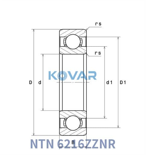NTN 6216ZZNR NTN 6216ZZNR Deep Groove Ball Bearing