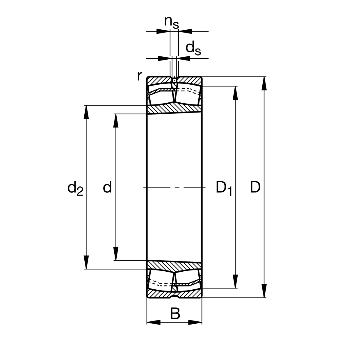 FAG FAG 22317-E1-XL-K-C3 Spherical Roller Bearings