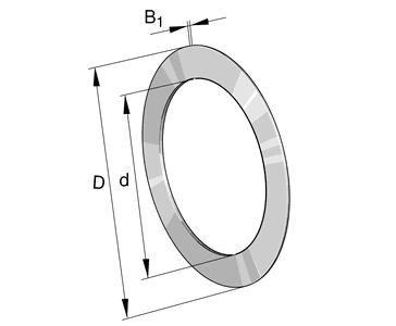 INA INA AS100135 Axial Bearing Washers