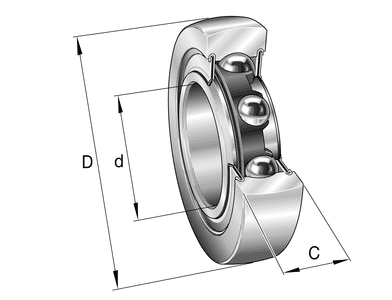 INA LR207-2RS