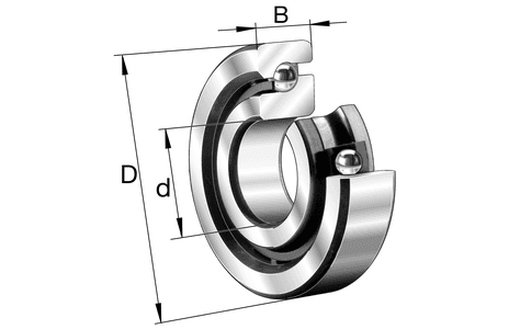 FAG FAG 7602015-TVP Axial-angular Contact Ball Bearings For Screw Drives