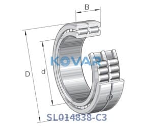 INA SL014838-C3 INA SL014838-C3 Cylindrical Roller Bearing