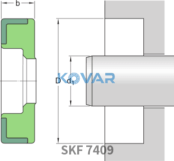 SKF SKF 7409