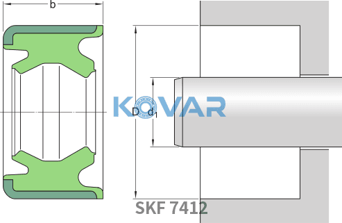 SKF SKF 7412