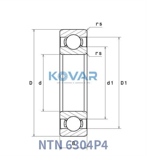 NTN 6304P4 NTN 6304P4 Deep Groove Ball Bearing
