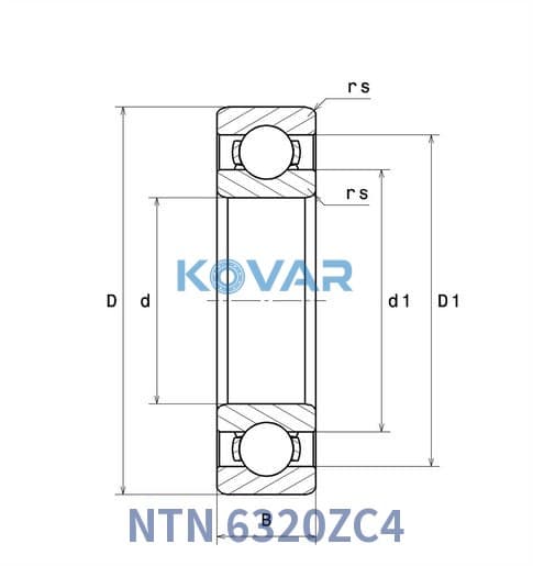 NTN 6320ZC4 NTN 6320ZC4 Deep Groove Ball Bearing
