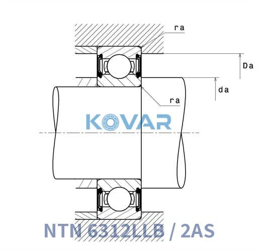 NTN 6312LLB/2AS NTN 6312LLB/2AS Deep Groove Ball Bearing