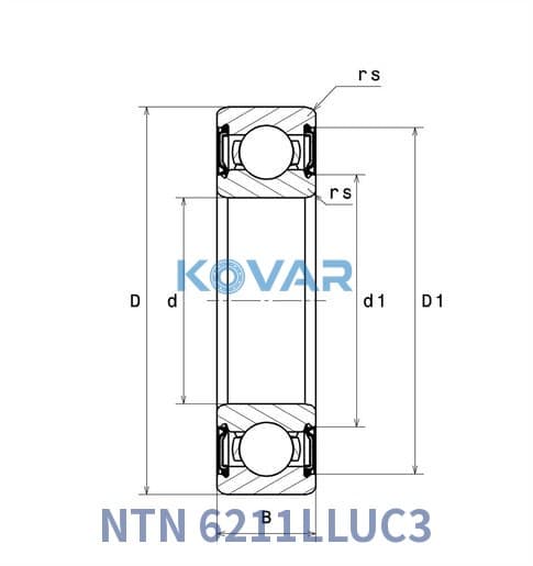 NTN 6211LLUC3 NTN 6211LLUC3 Deep Groove Ball Bearing