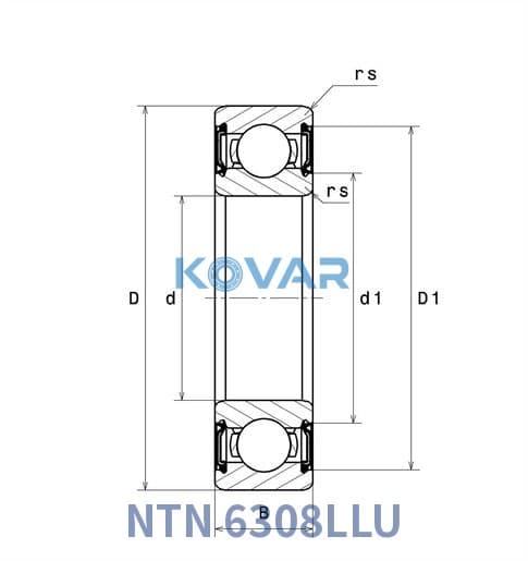 NTN 6308LLU NTN 6308LLU Deep Groove Ball Bearing