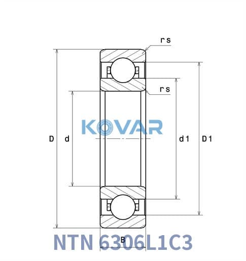 NTN 6306L1C3 NTN 6306L1C3 Deep Groove Ball Bearing
