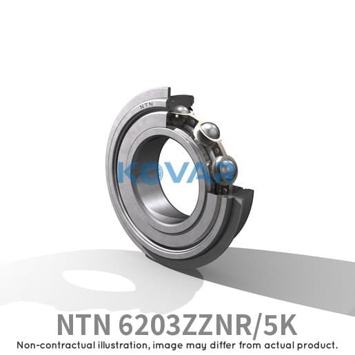 NTN NTN 6203ZZNR/5K Deep groove ball bearings