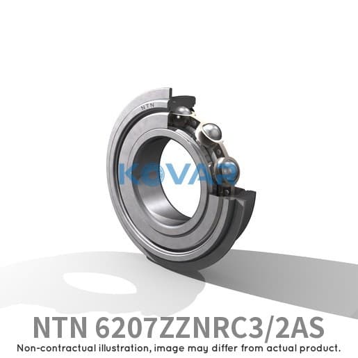 NTN NTN 6207ZZNRC3/2AS Deep groove ball bearings