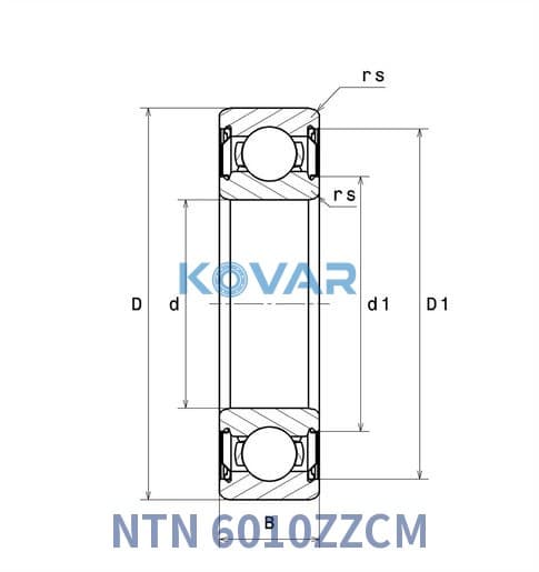 NTN 6010ZZCM NTN 6010ZZCM Deep Groove Ball Bearing