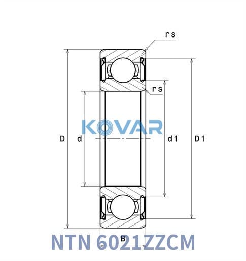 NTN 6021ZZCM NTN 6021ZZCM Deep Groove Ball Bearing