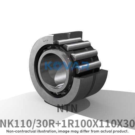 NTN NTN NK110/30R+1R100X110X30 Machined needle roller bearing