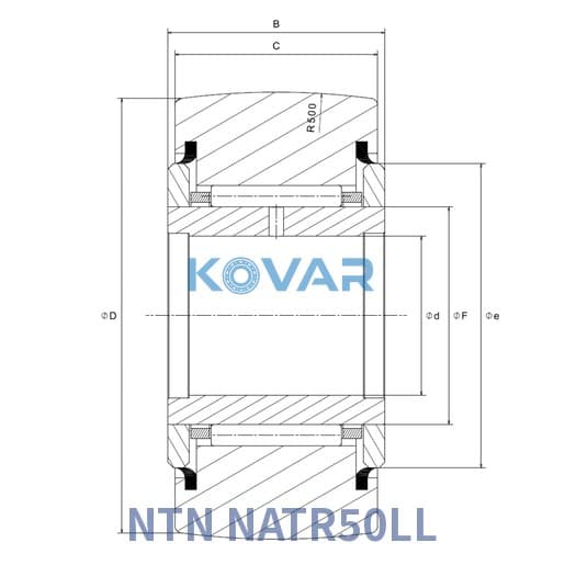 NTN NATR50LL NTN NATR50LL Yoke Type Track Roller