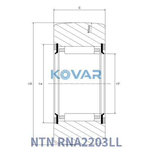 NTN RNA2203LL NTN RNA2203LL Stud Type Track Roller